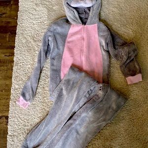 Women’s bunny onesie pajamas